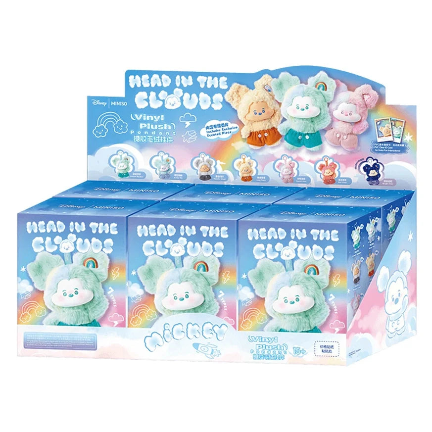 MINISO Disney Mickey Head in the Clouds Series Vinyl Plush Doll Blind Box
