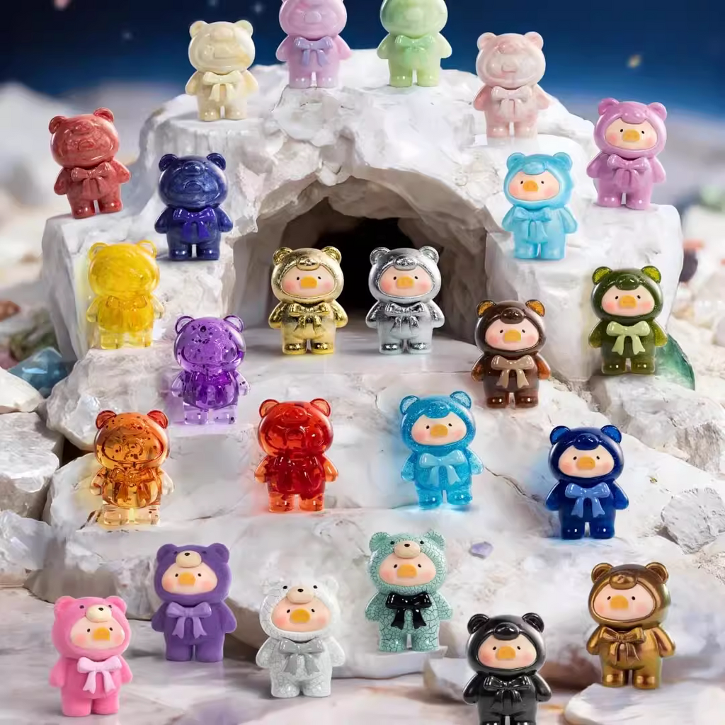 TOYZERO+ LuLu the Canned Pig Teddy MINI Ore Collection Series Blind Box - Official 6Ð8cm PVC collectible on a clean white background.