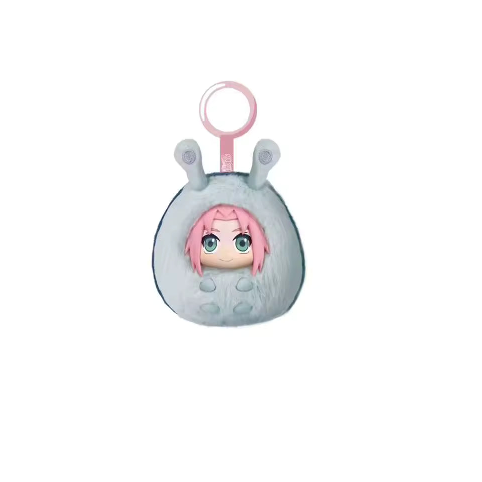 [Eaki] Official Naruto Shippuden Cute Dudu Series Plush Keychain ** BLIND BOX**