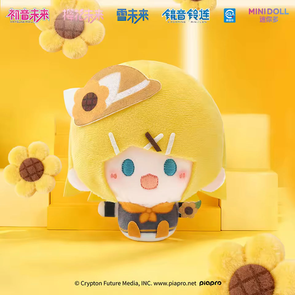 MINIDOLL Hatsune Miku Four Seasons Flower Scenery Series Plump Plush Doll Pendant Blind Box
