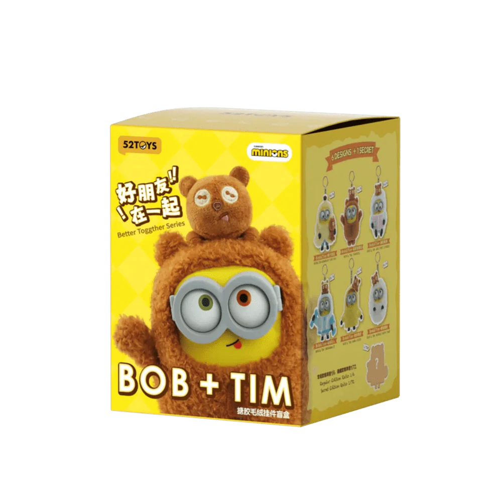 BOB & TIM Best Buddies Forever Vinyl Plush Keychain Blind Box - Otaku Collectives