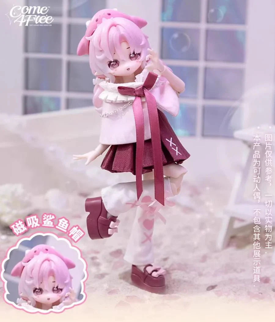 COME4FREE Minty Ocean Gem Series II 8 - inch BJD Doll Blind Box by COME4ARTS - Otaku Collectives