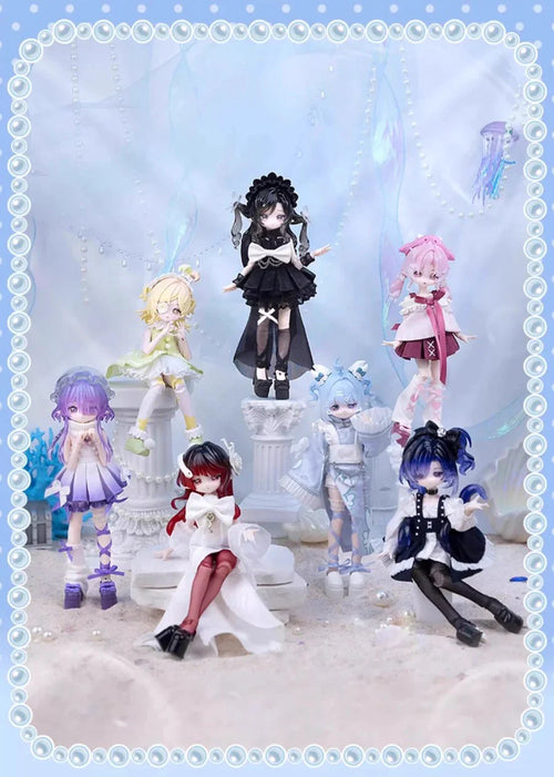COME4FREE Minty Ocean Gem Series II 8 - inch BJD Doll Blind Box by COME4ARTS - Otaku Collectives