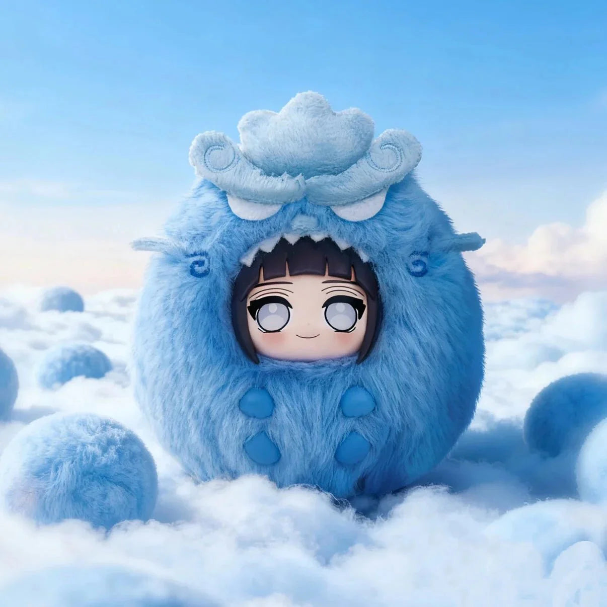 EAKI Naruto Shippuden Cute Dudu Series Plush Keychain Blind Box - Otaku Collectives