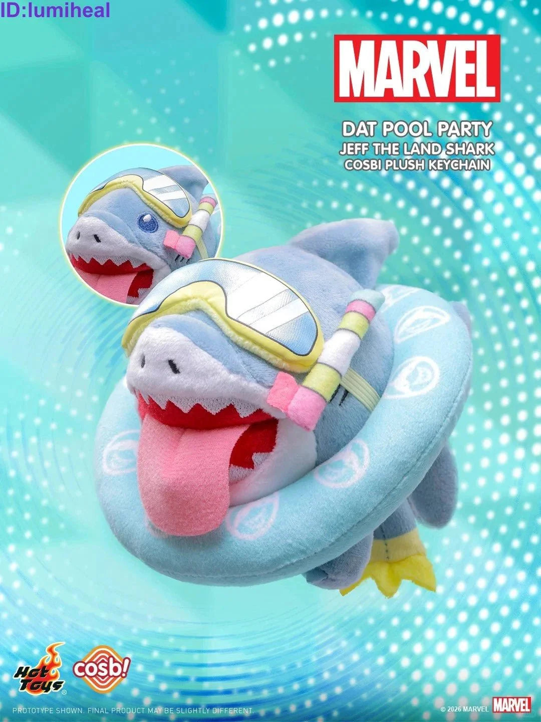 Marvel Comics Cosbi Jeff the Land Shark Random Plush Keychain Blind Box - Otaku Collectives