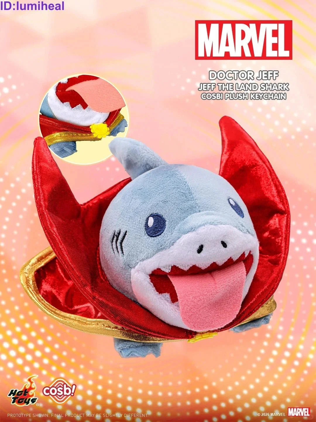 Marvel Comics Cosbi Jeff the Land Shark Random Plush Keychain Blind Box - Otaku Collectives