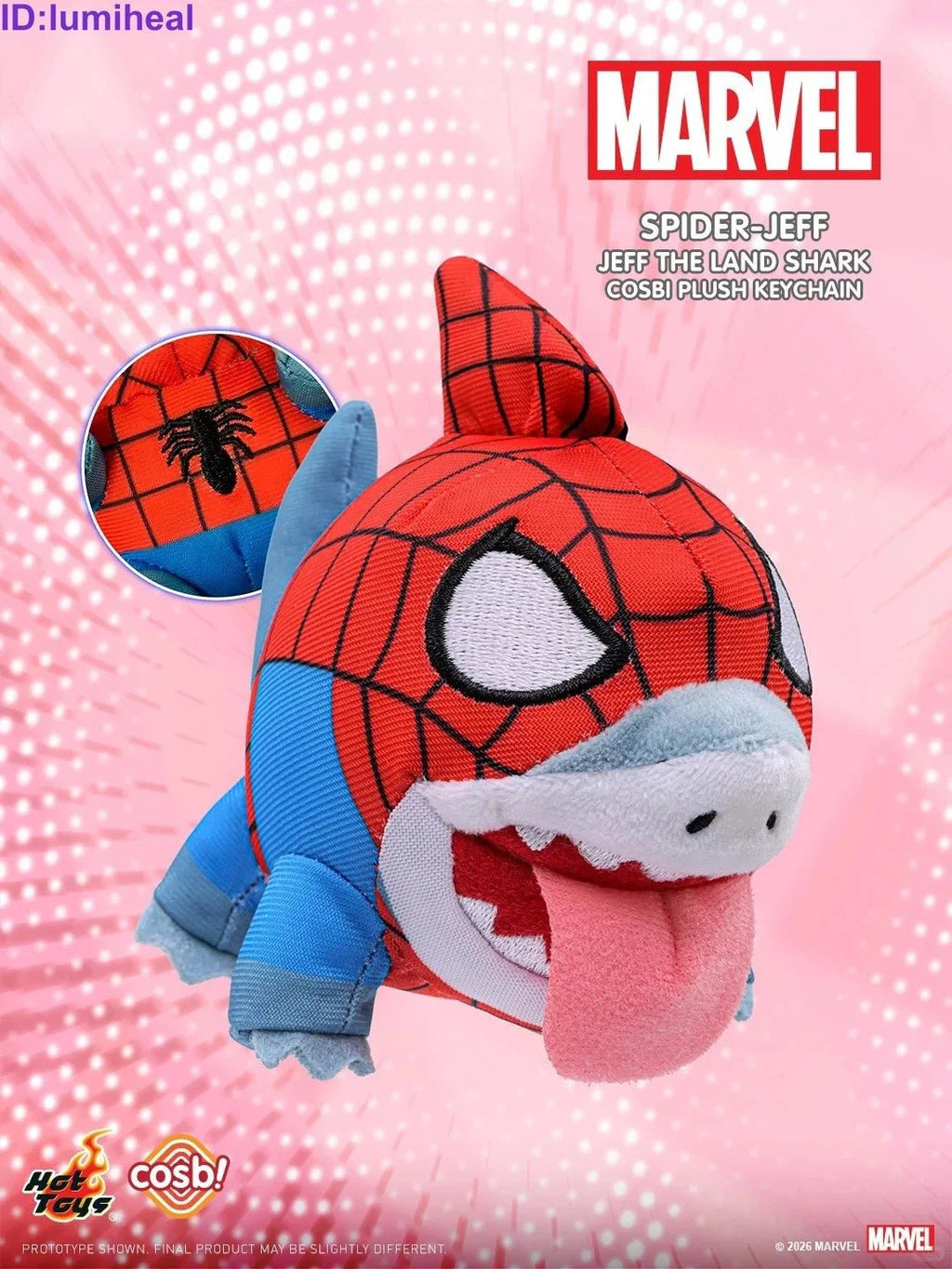 Marvel Comics Cosbi Jeff the Land Shark Random Plush Keychain Blind Box - Otaku Collectives