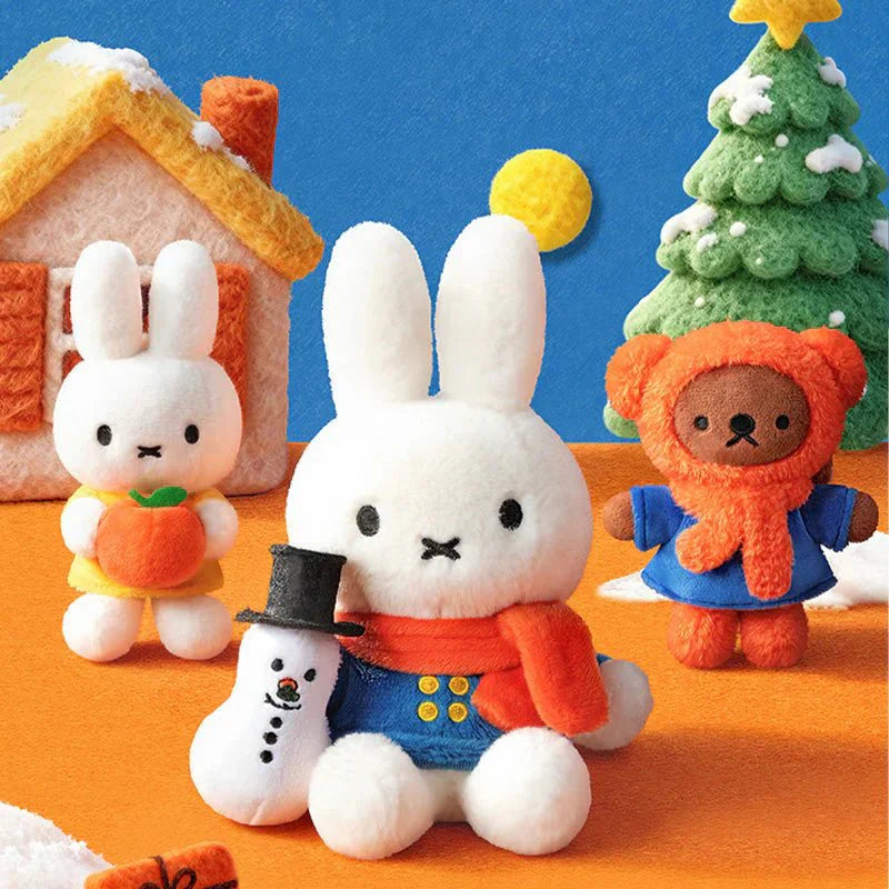 Miffy Winter Series Plush Keychain Blind Box - Otaku Collectives