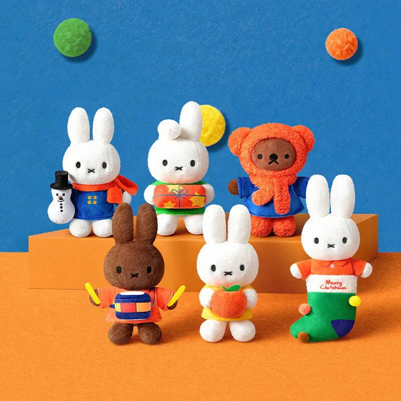 Miffy Winter Series Plush Keychain Blind Box - Otaku Collectives