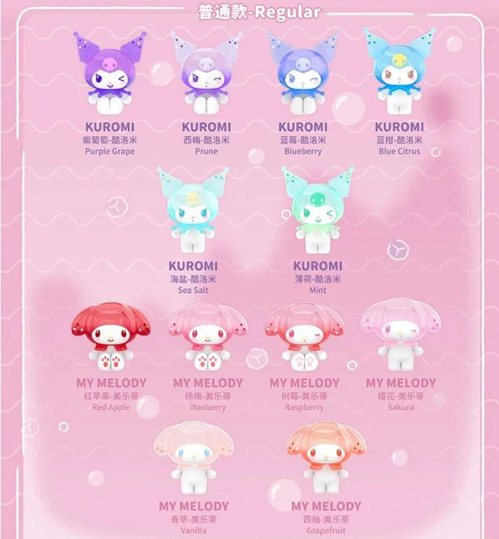 MY MELODY & KUROMI Ramune - Style Mini Figures Surprise Blind Bag by Top Toy - Otaku Collectives