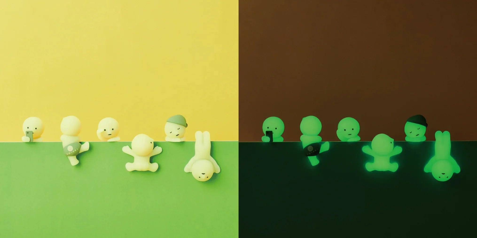 Smiski Hippers Glow in the Dark Blind Box Mini Figure - Otaku Collectives