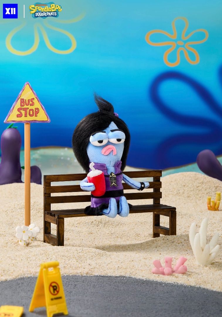 SpongeBob SquarePants Bikini Bottom Residents Series Pendant Plush Blind Box - Otaku Collectives