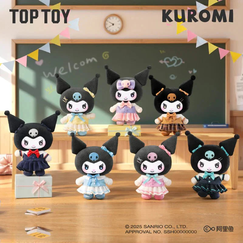 Top Toy Kuromi School Life Series Vinyl Plush Keychain Blind Box Pendant - Otaku Collectives