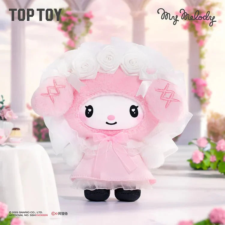 Top Toy Sanrio Characters Angel Garden Series Vinyl Plush Blind Box Keychain Figure - Otaku Collectives