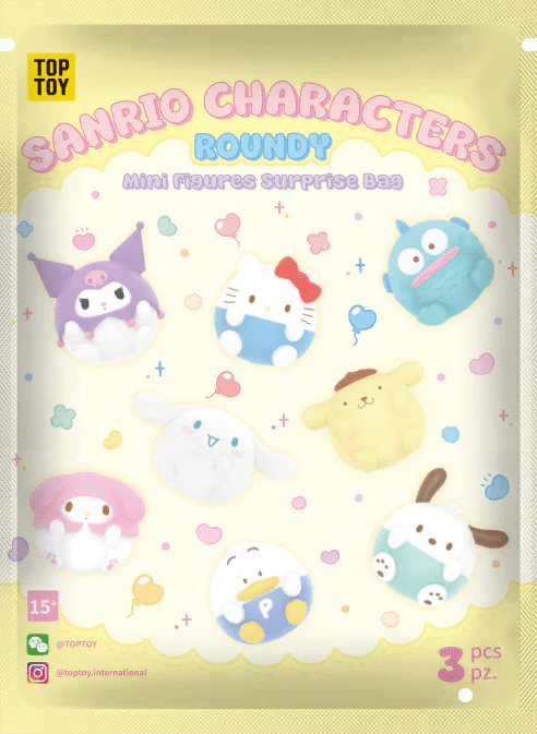 TOP TOY Sanrio Characters Roundy Mini Figures Surprise Blind Bag - Otaku Collectives