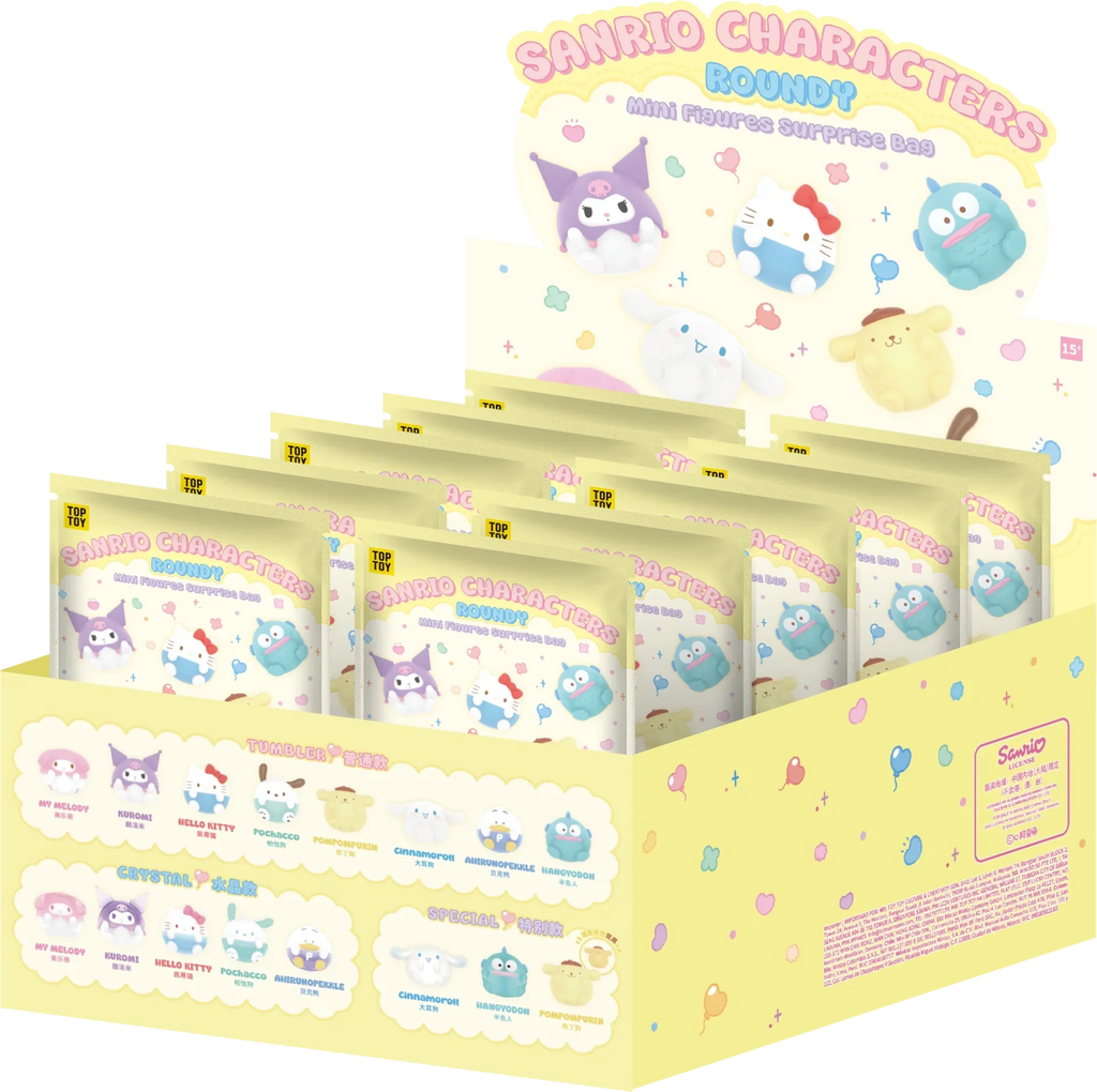 TOP TOY Sanrio Characters Roundy Mini Figures Surprise Blind Bag - Otaku Collectives