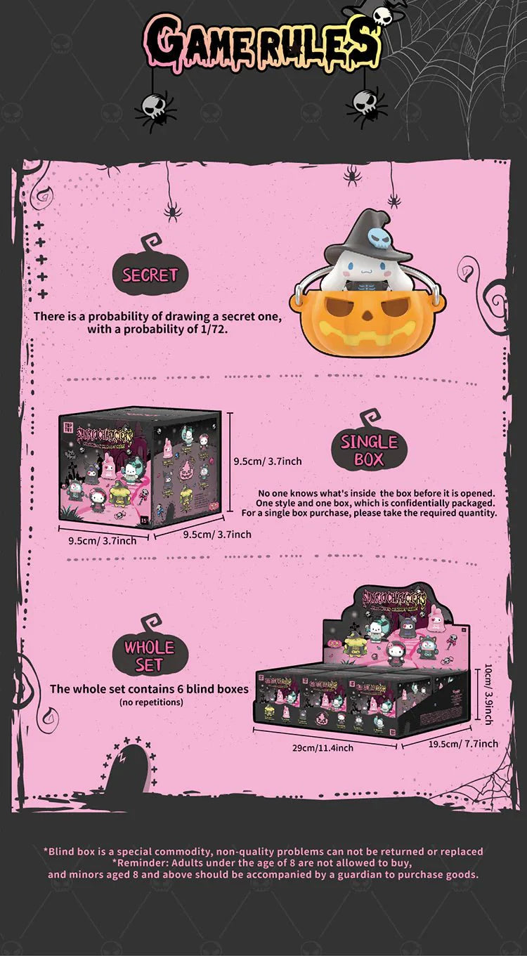 TOP TOY Sanrio Halloween Mischief Night Series Blind Box Figure - Otaku Collectives