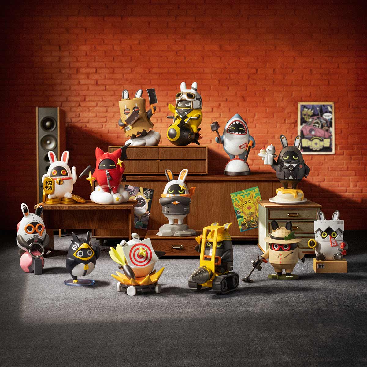 Zenless Zone Zero Bangboo Party Series Figures by POP MART - Otaku Collectives